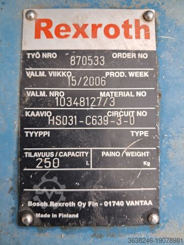 Hydraulic pump unit REXROTH