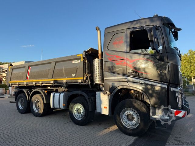 Autocamion basculant tridirecțional VOLVO FH 500 8x4 Dautel 3-Seiten-Kipper+Bordmatik