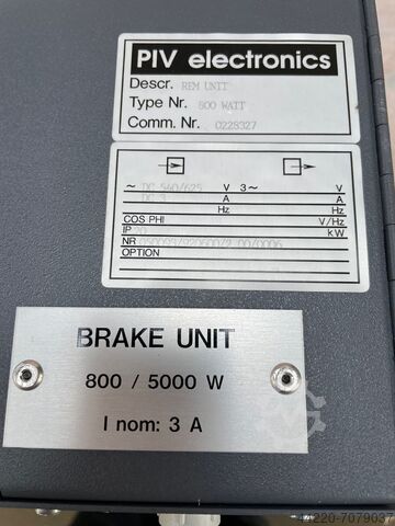 PIV Bremsemodstand PIV DC 540/625 Volt