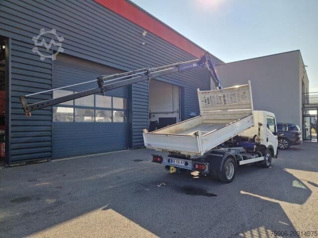 Furgón volquete Renault Maxity BENNE + GRUE