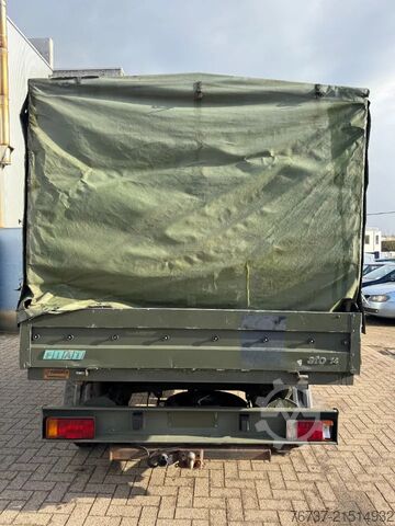 Platform van dobbeltkabine Fiat Ducato **2500DIESEL-EX BELGIAN ARMY**