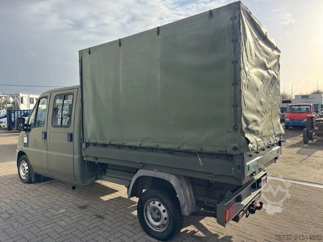 Platform van dobbeltkabine Fiat Ducato **2500DIESEL-EX BELGIAN ARMY**