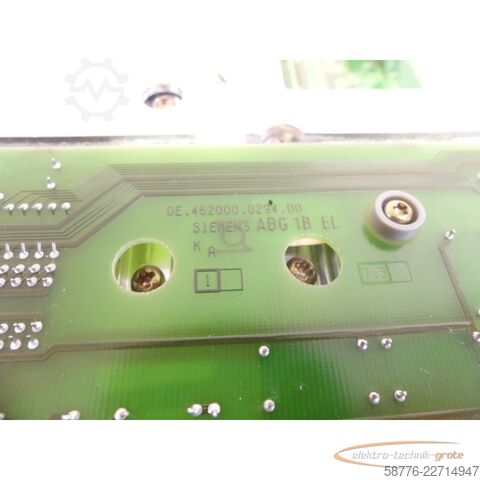 Composant Siemens Simodrive 6SC6100-0GC08 462 010.9062.08 Stromversorgung