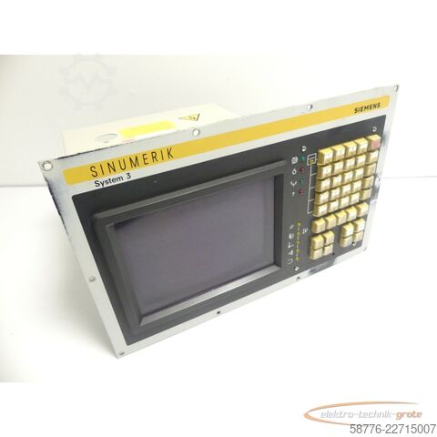 Composant Siemens SINUMERIK 548 025.9015.04 System 3 Bedientafel + Steuerung SN A1452596