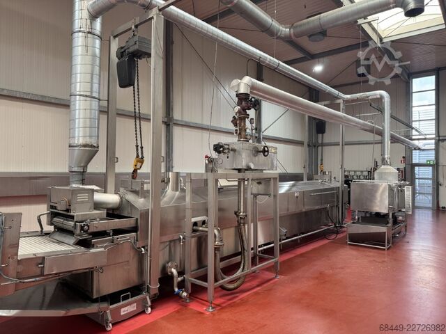 Linha de fritura e resfriamento para nozes GEA-CFS Complete Frituur- en Koellijn voor noten