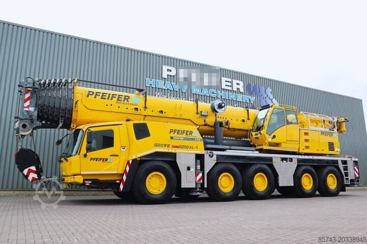 Grue tout-terrain Grove GMK5250XL-1 Available Immediately, Dutch Registrat