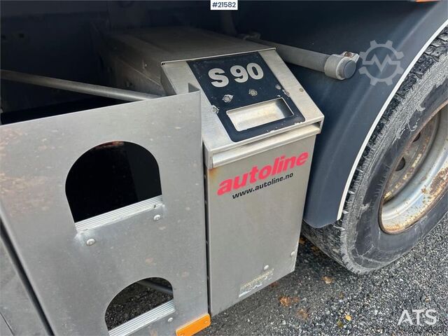 Resväska Volvo FM 500 6x2 box truck w/ full side opening and lift