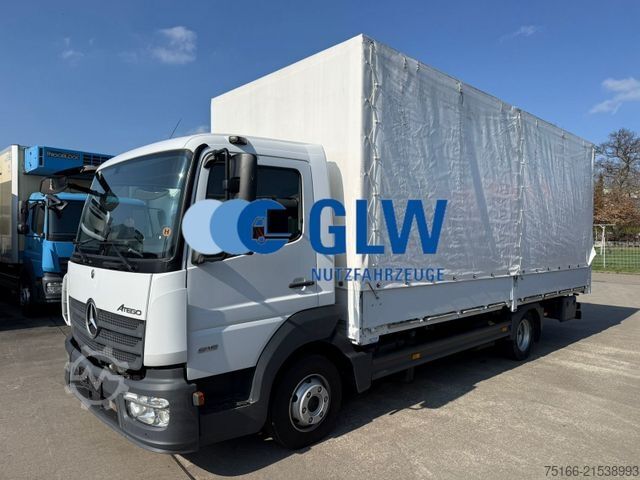 Pick-up bestelwagen MERCEDES-BENZ ATEGO 816 L Pritsche/Plane 6,20 m*KLIMA+Luft HA