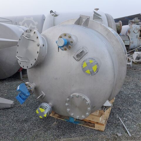 2330 liter verwarmbaar/koelbaar drukvat gemaakt van V4A meilibex A.Meili SA 8768