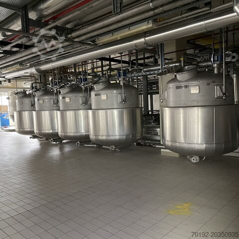 2330 liter verwarmbaar/koelbaar drukvat gemaakt van V4A meilibex A.Meili SA 8768