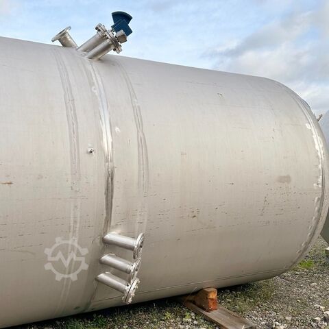 25000 liter dubbeldekstank gemaakt van V2A (2 x 12500 liter) INOX - MAURER AG 8749