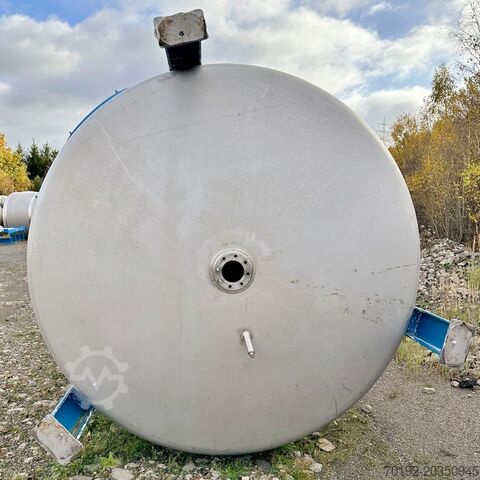 25000 liter dubbeldekstank gemaakt van V2A (2 x 12500 liter) INOX - MAURER AG 8749