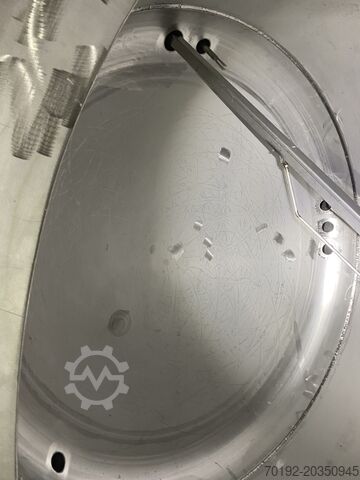 25000 liter dubbeldekstank gemaakt van V2A (2 x 12500 liter) INOX - MAURER AG 8749