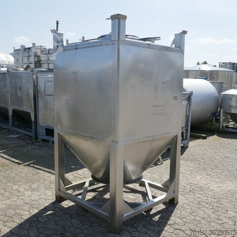 1900 liter bulkcontainer gemaakt van V4A Umformtechnik Hausach (UCON) 8574