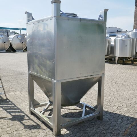1900 liter bulkcontainer gemaakt van V4A Umformtechnik Hausach (UCON) 8574