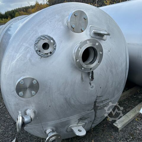 10.600 liter V2A tank met TÜV-papieren. Hagemann 8459