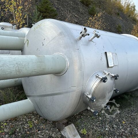 10.600 liter V2A tank met TÜV-papieren. Hagemann 8459