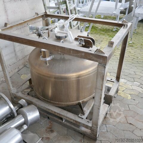 Depósito a presión de 320 litros fabricado en V4A Waldner 7796