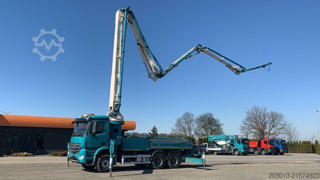 Betongpumpbil MERCEDES-BENZ AROCS 2636 6x4 Euro 6 Betonpumpe SERMAC 5Z33
