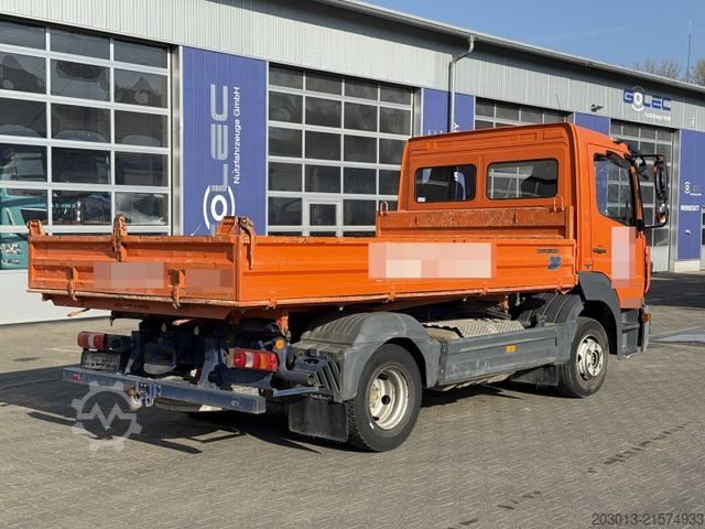 Tippbil skåpbil MERCEDES-BENZ ATEGO 818 K 4x2 Kipper Off. Kasten
