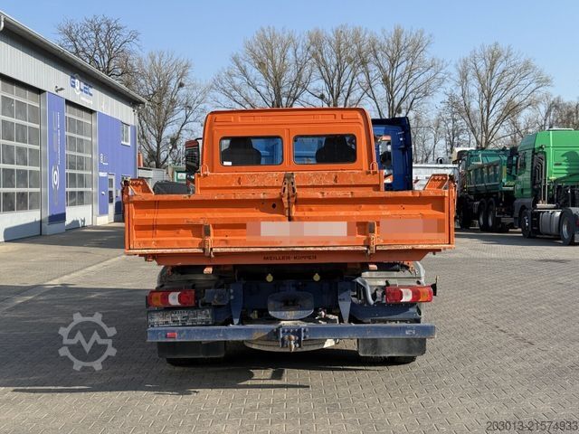 Tippbil skåpbil MERCEDES-BENZ ATEGO 818 K 4x2 Kipper Off. Kasten