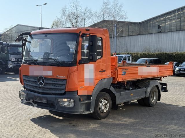 Tippbil skåpbil MERCEDES-BENZ ATEGO 818 K 4x2 Kipper Off. Kasten