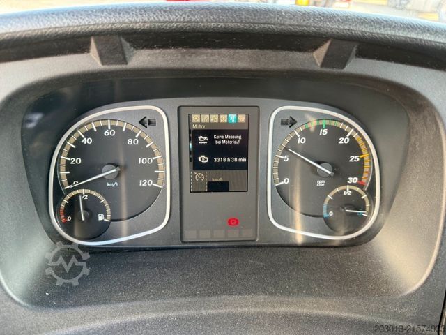 Tippbil skåpbil MERCEDES-BENZ ATEGO 818 K 4x2 Kipper Off. Kasten