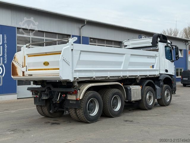 Tresidig tippbil MERCEDES-BENZ AROCS 3548 8x4 Euro 6 Meiller Kipper Bordmatik