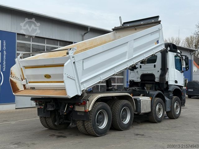 Tresidig tippbil MERCEDES-BENZ AROCS 3548 8x4 Euro 6 Meiller Kipper Bordmatik