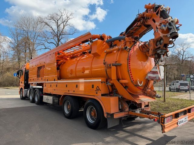 Vakuumtankbil MERCEDES-BENZ Assmann Auflieger Saug-Druck-Kombi  / Recycler