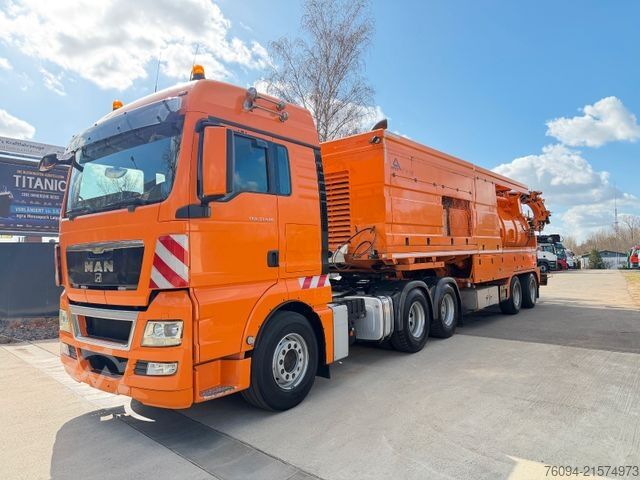 Semitrailer ASSMANN Assmann Saug /Druck Kombi Spüler Recycling