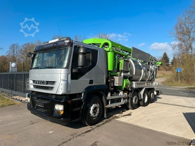 Vakuumtankbil IVECO Stralis 260S48 Sinz ADR SaugDruck Kombispül.Recy