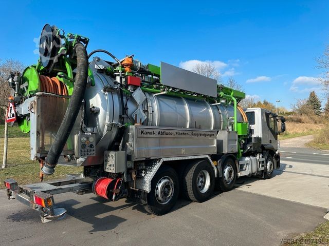 Vakuumtankbil IVECO Stralis 260S48 Sinz ADR SaugDruck Kombispül.Recy