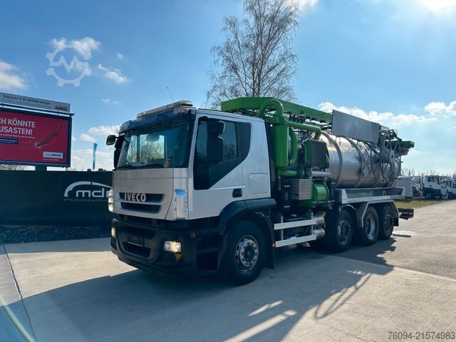 Vakuumtankbil IVECO Stralis 260S48 Sinz ADR SaugDruck Kombispül.Recy