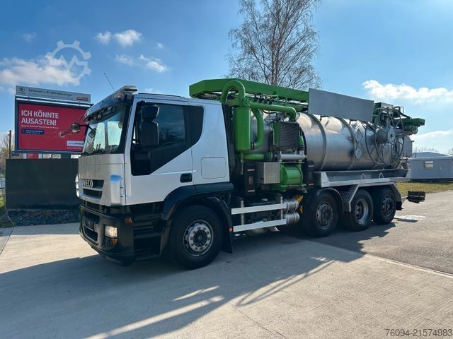 Vakuumtankbil IVECO Stralis 260S48 Sinz ADR SaugDruck Kombispül.Recy