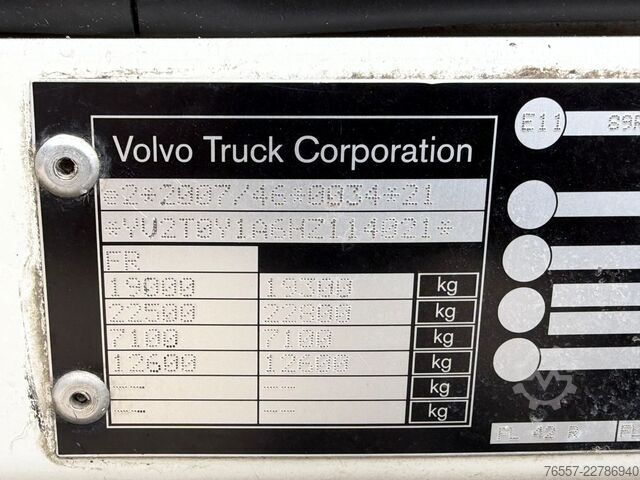 Chassis with cab Volvo FE 280 FL 280.18 EURO6 2018 Motor defect.