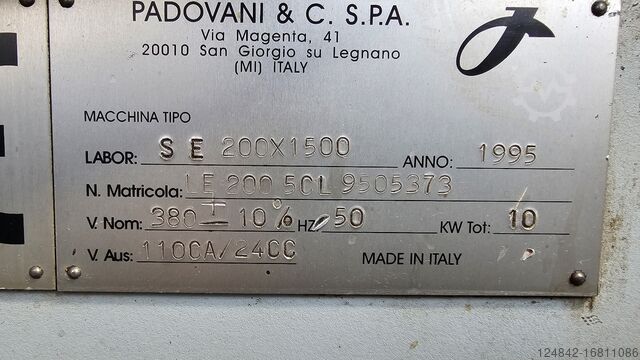 Cyclisch geregelde draaibank Padovani LABOR E200 ELECTRONIC