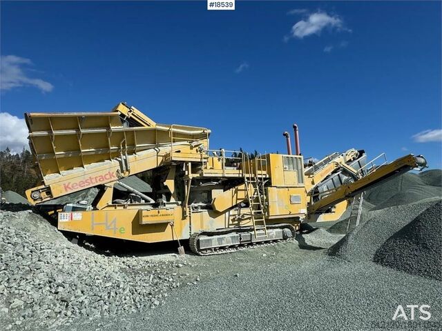 Puinbreker Keestrack H4e Concrusher WATCH VIDEO