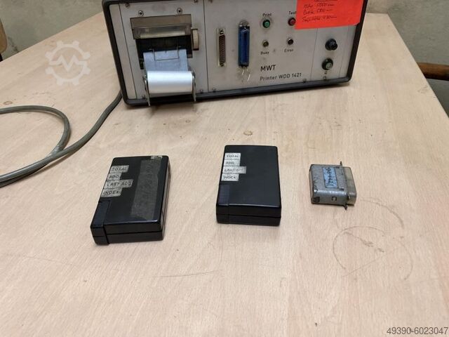 Zugkraftmeßgerät, Kranwaage mit Speicher und Drucker für die Messwerte, Schwerlastwaage, Lastenwaage MWT 142