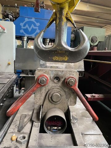 Zugkraftmeßgerät, Kranwaage mit Speicher und Drucker für die Messwerte, Schwerlastwaage, Lastenwaage MWT 142