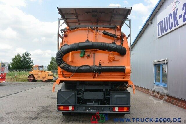 Veegmachine Mercedes-Benz 1828 Faun Viajet Besen R/L -Seperat Motor Aufbau