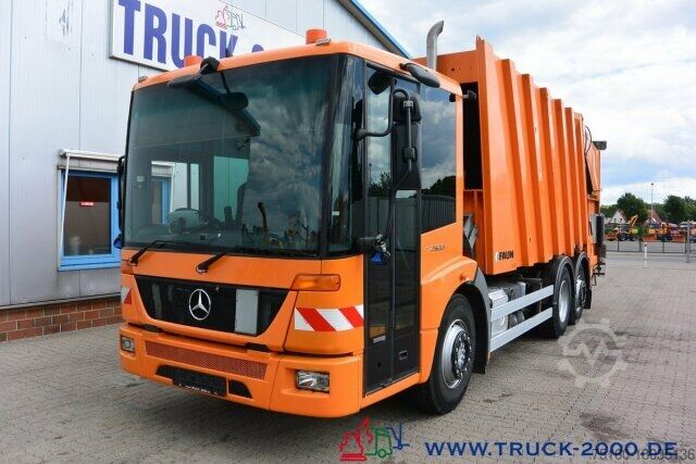 Vuilniswagen Mercedes-Benz Econic 2633 Faun Variopress 522 Zöller Schüttung