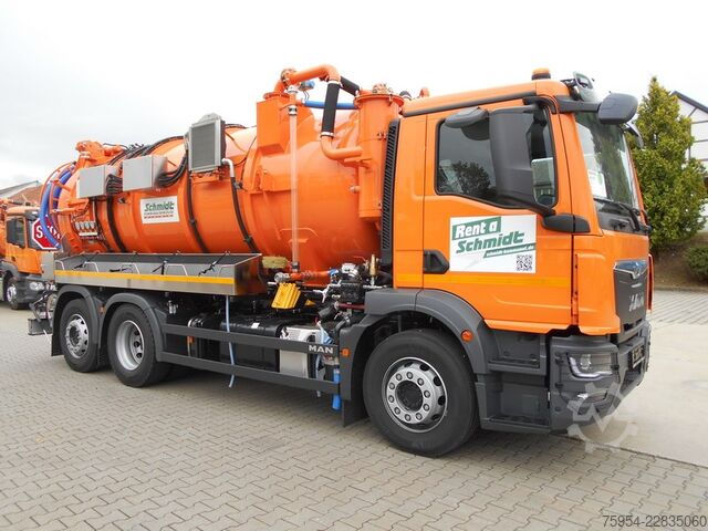Vakuová cisterna MAN TGM 26.320 6x2-4 BL / Faros 14/1 piston