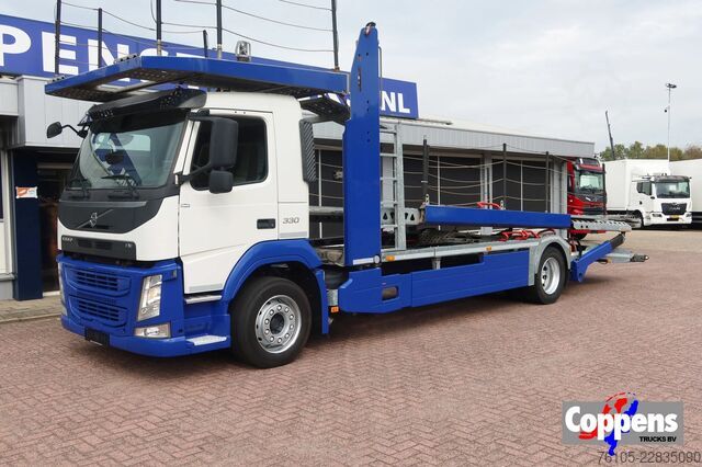 Bestelwagen autodrager Volvo FM 330 5 car transporter KASSBOHRER, 4x2