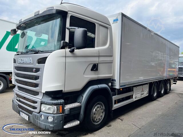 Koel-vriestransport Scania R410 Mitsubishi Multitemp 3 zone, 8x4, 2000 kg ...