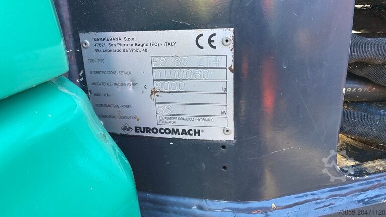 Midigraafmachine 7t - 12t Eurocomach Es 85 Zt