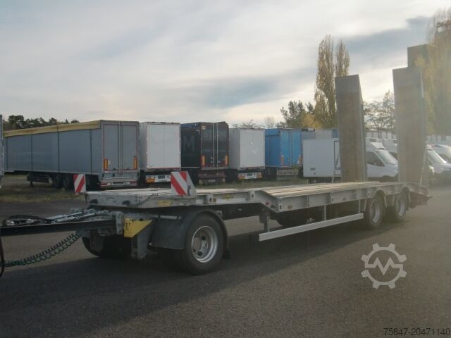 Dieplader aanhangwagen Humbaur HTD 30 85 25 K Tieflader hydr. Rampen