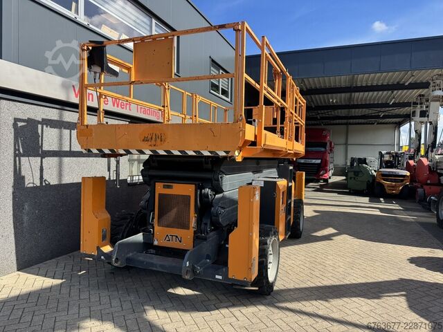 ATN CX 15 Podnośnik nożycowy / Platforma robocza / Nożycowy 15 m wysokości roboczej, silnik Kubota D ATN CX 15 SchaarHoogwerker / Arbeitsbuhne / Sciccor 15M werkhoogte Kubota Diesel 2017
