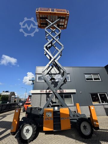 ATN CX 15 Podnośnik nożycowy / Platforma robocza / Nożycowy 15 m wysokości roboczej, silnik Kubota D ATN CX 15 SchaarHoogwerker / Arbeitsbuhne / Sciccor 15M werkhoogte Kubota Diesel 2017