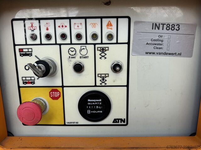ATN CX 15 Podnośnik nożycowy / Platforma robocza / Nożycowy 15 m wysokości roboczej, silnik Kubota D ATN CX 15 SchaarHoogwerker / Arbeitsbuhne / Sciccor 15M werkhoogte Kubota Diesel 2017
